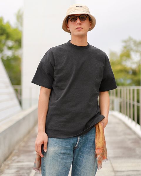 A.PRESSE No.2 Washed Denim Pantsスタイル