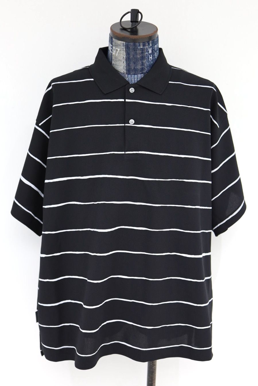 S.F.C 26SS エスエフシー SIDE STRIPE BIG POLO(SFCSS26CS17)Black☆3月20日(金)発売！