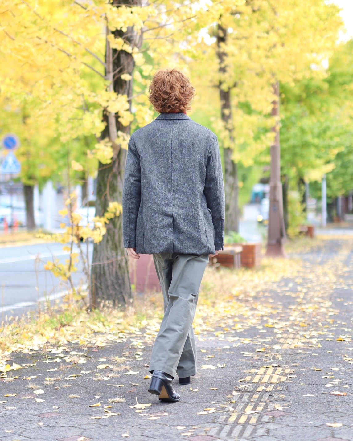 A.PRESSE アプレッセ 2023 Style2 Tweed Tailored Jacketスタイル 