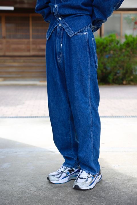 Graphpaper 2021春夏コレクション Denime Regular Collar Shirt & Denime Five Pocket Pants style.2020.12.20.