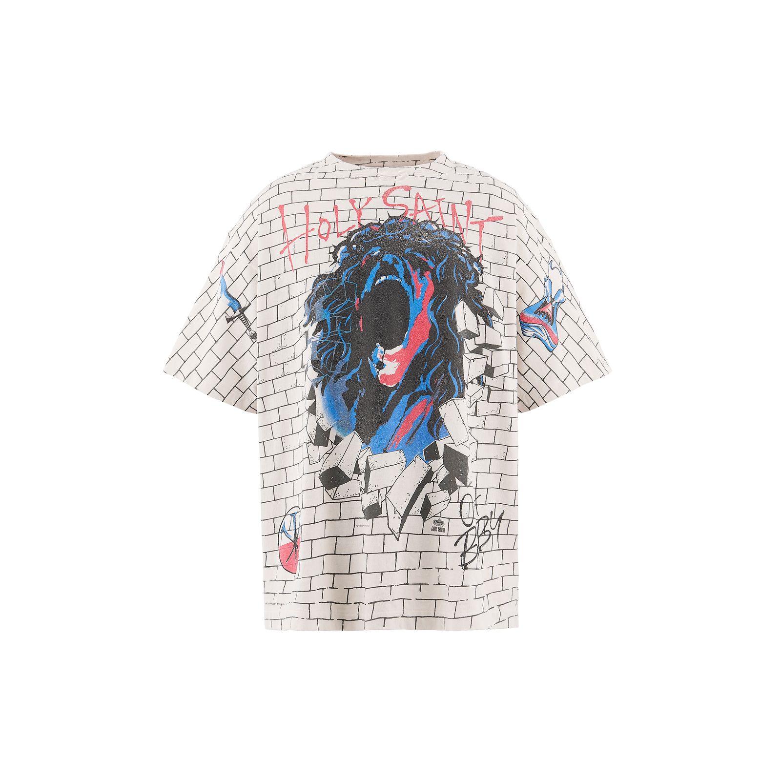 セントマイケル 26SS HOLY SAINT_SS T-SHIRT(SM-MK8-0000-012)WHITE☆5月16日(土)発売！