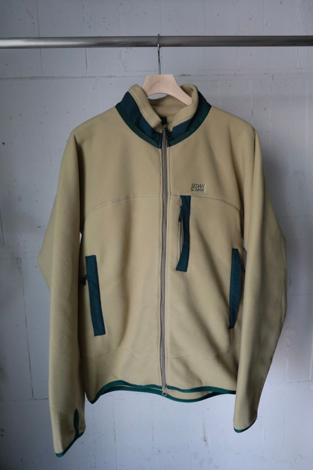 セダンオールパーパス FW25 Fleece Full Zip Jacket(SD25F-CT08)Light Beige