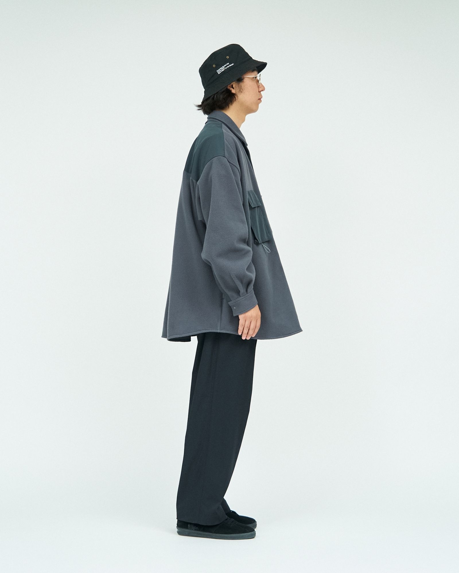 フレッシュサービス SYNTHETIC FLEECE SHIRT(FSC243-30094)GRAY