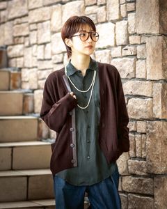 YOKE FINE GAUGE CARDIGAN STYLE.2025.09.22