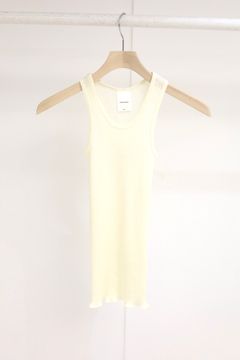 【Women's】プロダクトトゥエルブ  Super 120’s Wool Tank Top(26SS-WCS02)WHITE☆新作発売！