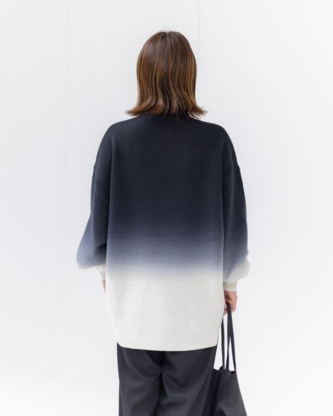 Graphpaper Gradient Dyed Wool Hight Neck Knit style.2025.09.27
