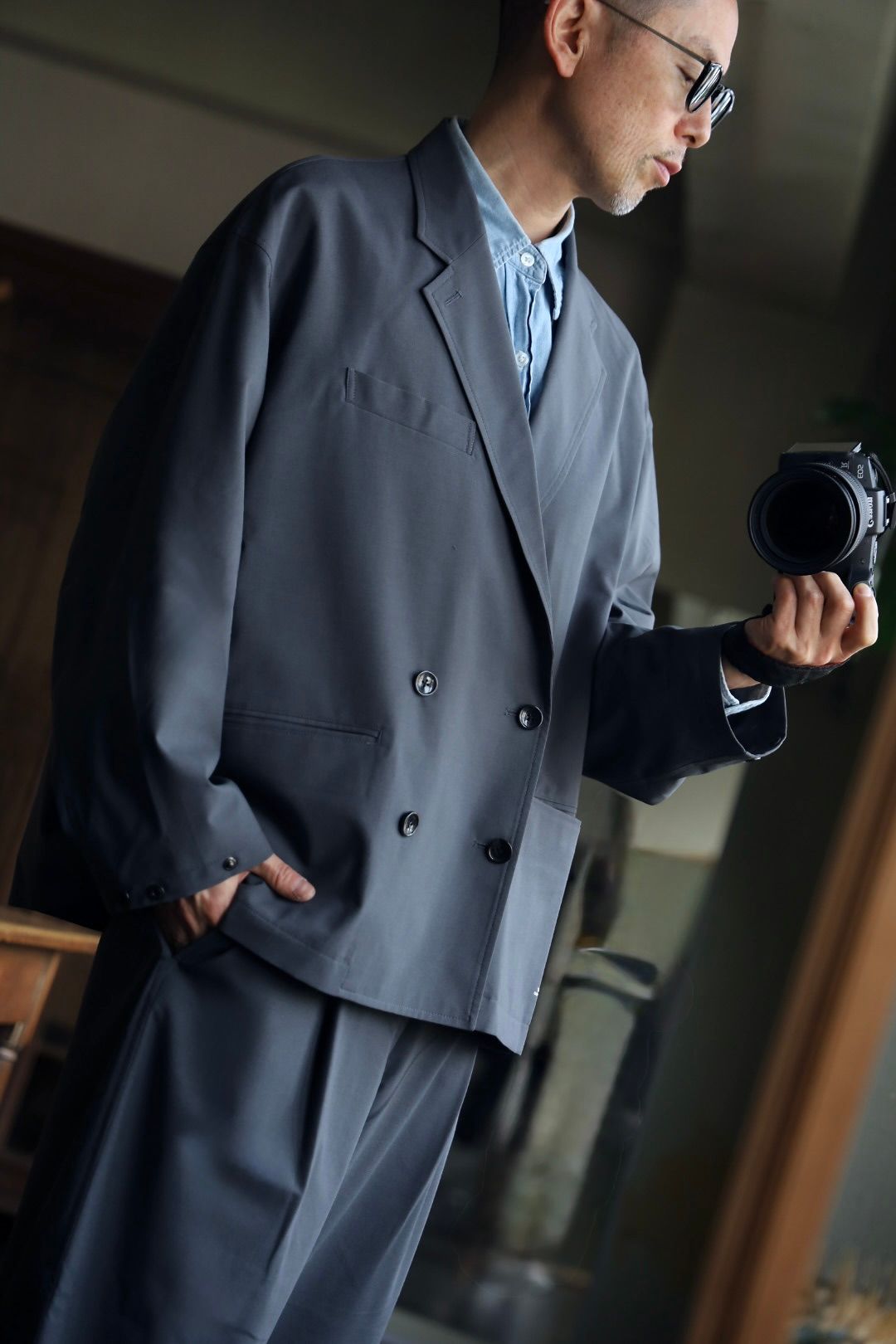 FreshService WOOLY CLOTH DOUBLE JACKETスタイル2025.3.1.