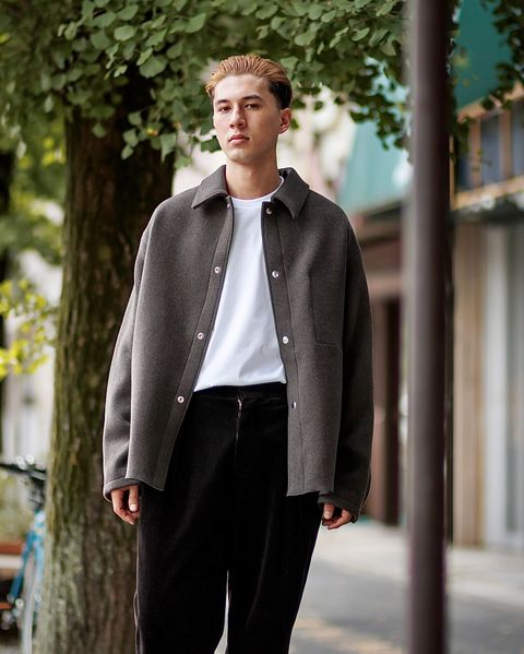 A.PRESSE Cashmere Blend Work Jacketスタイル 9月21日(土)新作発売！