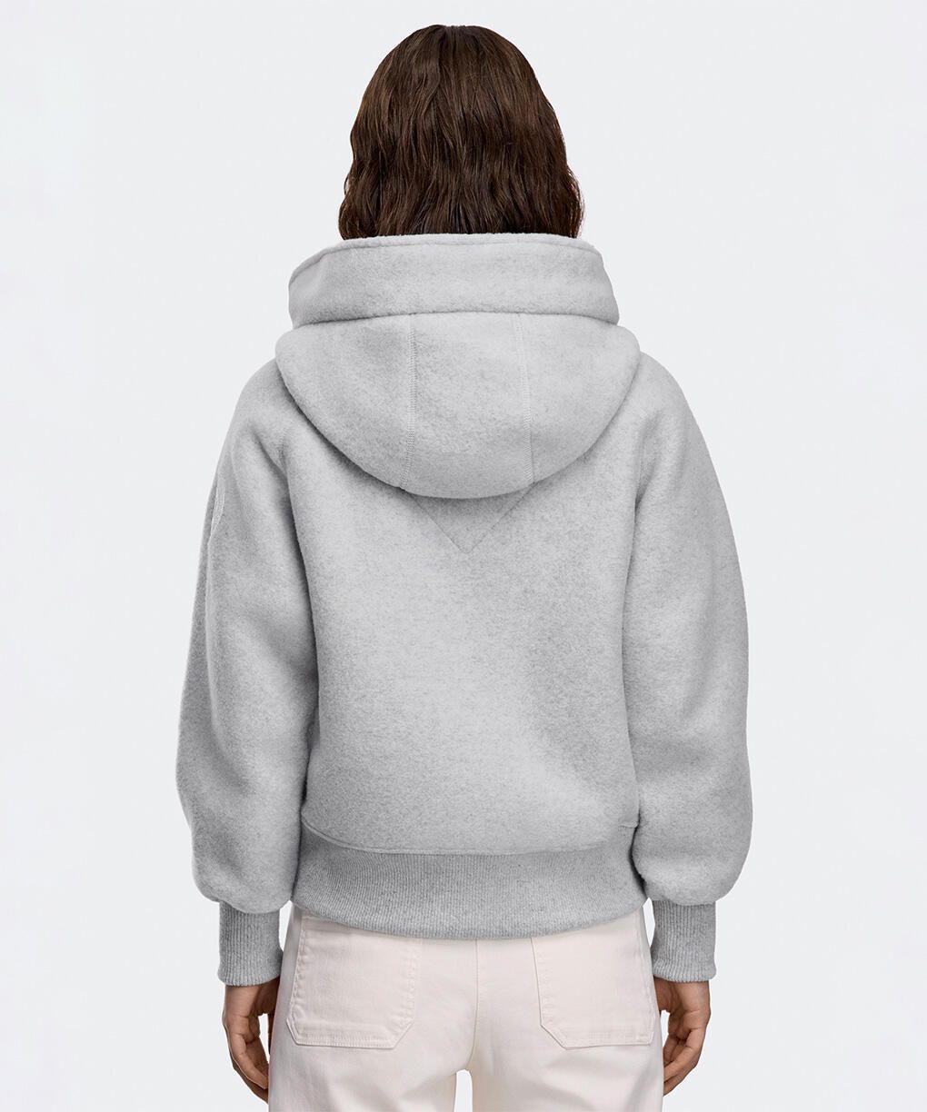 カナダグース レディース Chilliwack Fleece Bomber White Label(7102WW)Silverbirch Heather☆新作発売！