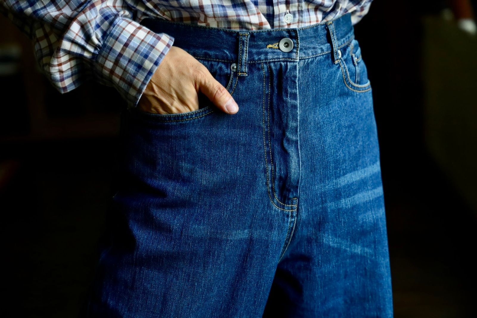 フレッシュサービス CORPORATE DENIM FIVE POCKET PANTS (FSC251-40170FB)FADE INDIGO