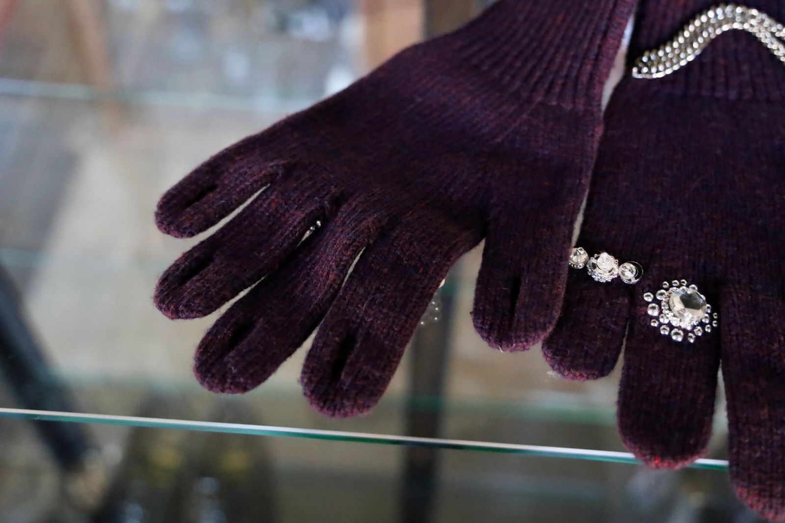 doublet ダブレット25AW LONG KNIT GLOVES WITH RINGS (25AW87GV04) PURPLE★9月13日(土)発売！