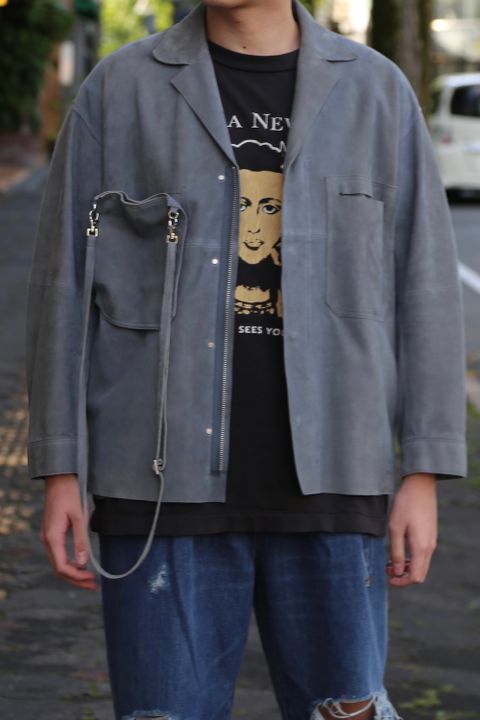 YOKE SUEDE OUT-OFF SHIRTS JACKET(YK21SS0215B) style.2021.4.29