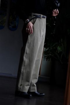 A.PRESSE 23SS Washed Chambray Shirtスタイル