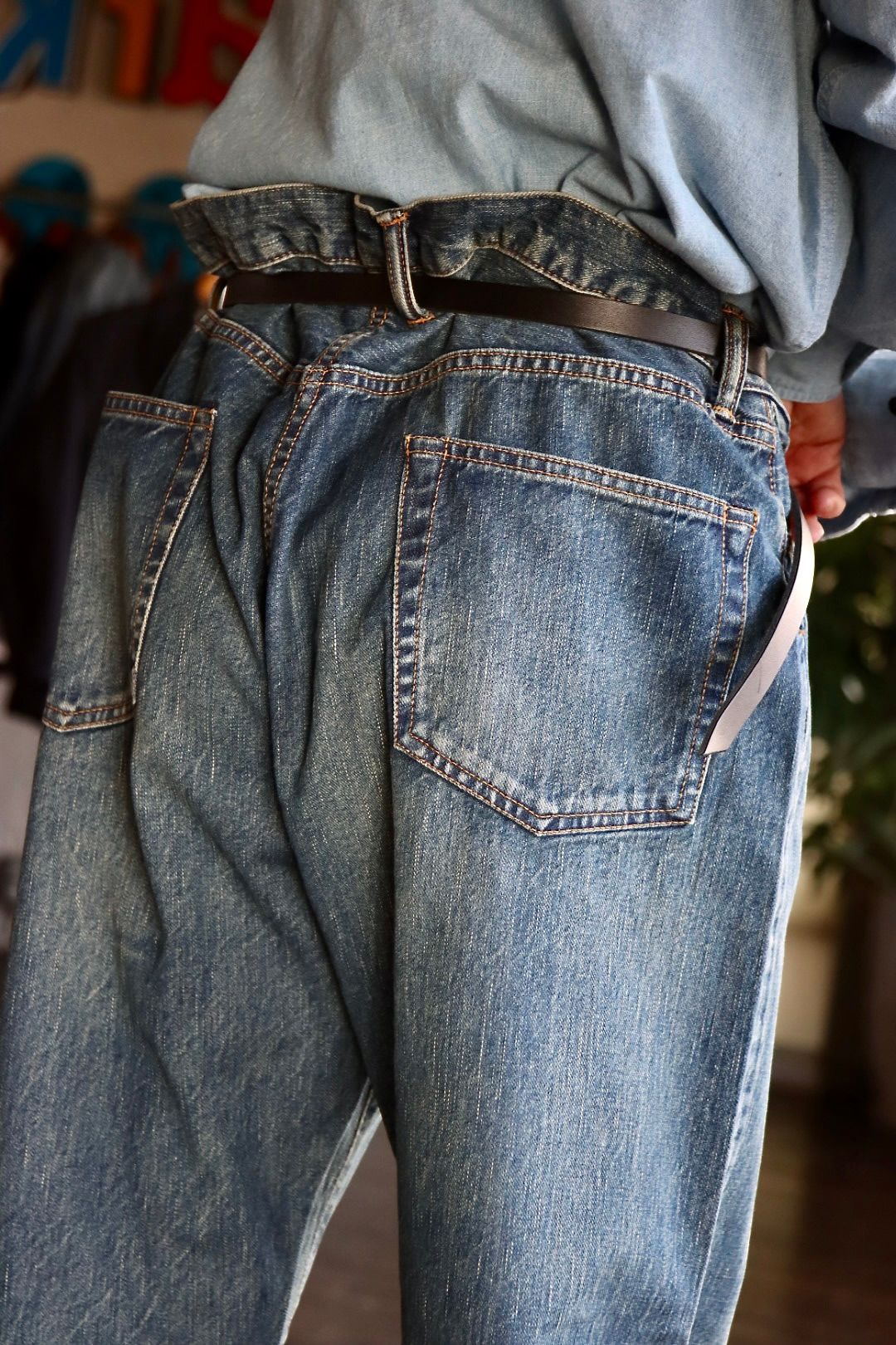 A.PRESSE 23SS Washed Chambray Shirtスタイル | 3174 | mark A.PRESSE 23SS Washed Chambray Shirtスタイル | 3174 | mark