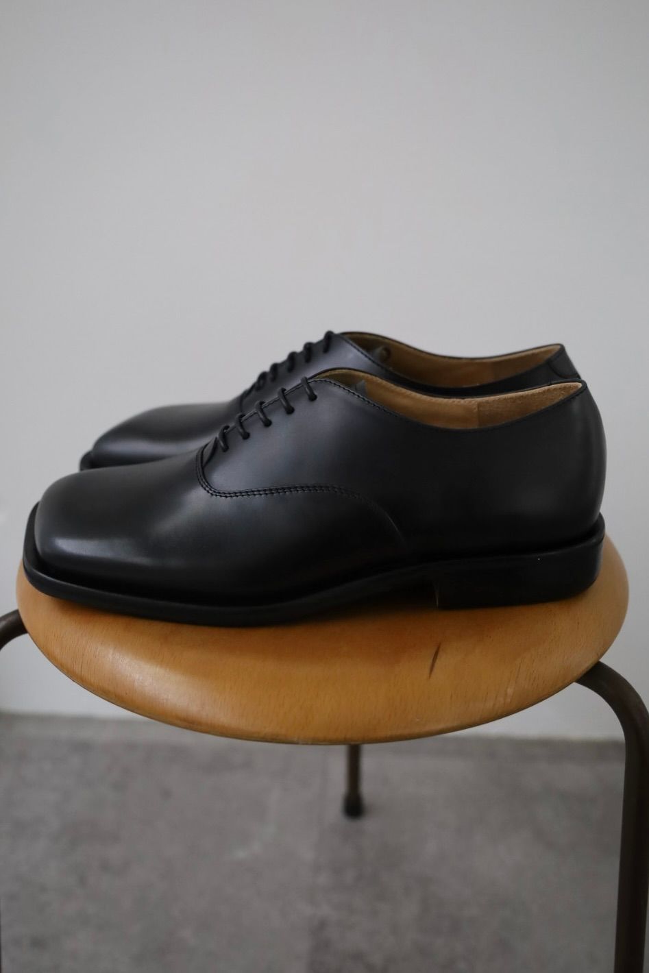 エンダースキーマ 25SA 革靴 bear foot balmoral(xu-s-bfb)black