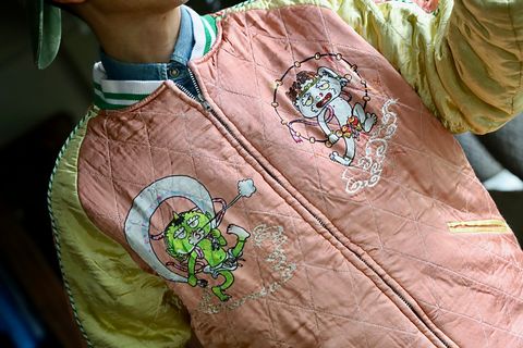 mononoke・made モノノケ・メイド  REVERSIBLE SKA JAMBER"BLACK"スタイル