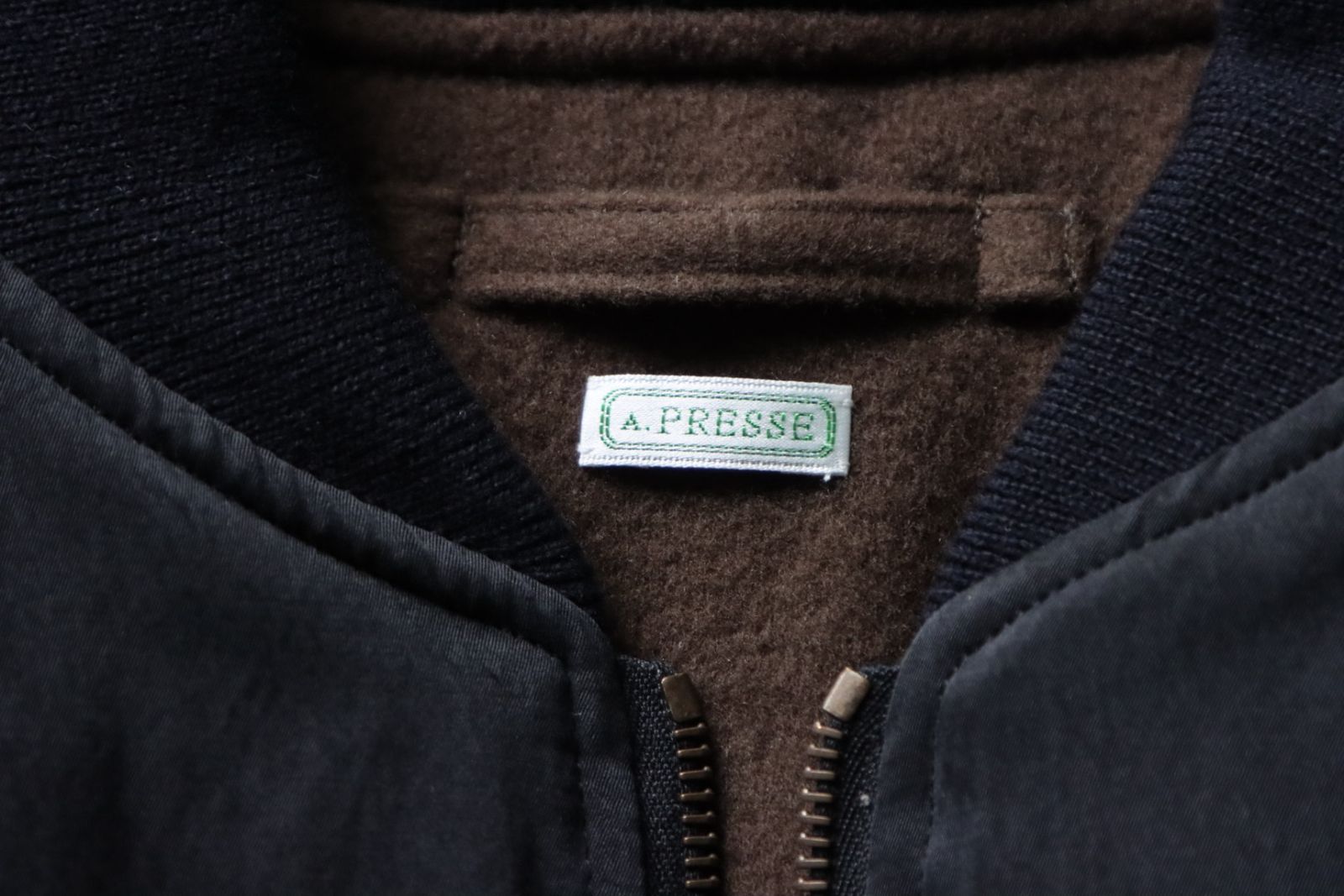 アプレッセ23AW Silk Padding Jacket(23AAP-01-28H)BLACK☆9月16日(土)発売！