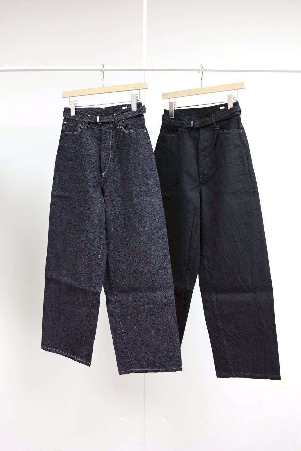 blurhms Women's 26SS 12.9oz Denim Bias Belted Pants(BHS26S012)SulfurBlack☆新作発売！