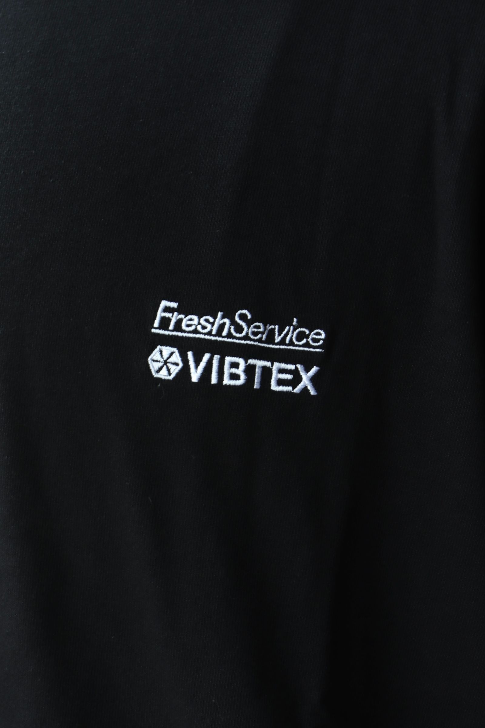 VIBTEX for FreshService S/S CREW NECK TEE(FSC252-70003)BLACK☆再入荷しました！