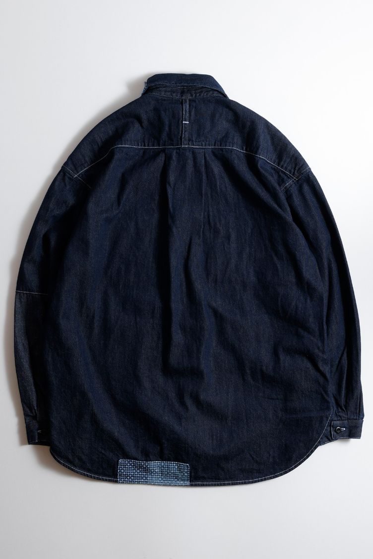 ファンダメンタル デニムシャツ<WOMENS FIT> DENIM SHIRT RINSE(FA25/SH11WR)INDIGO