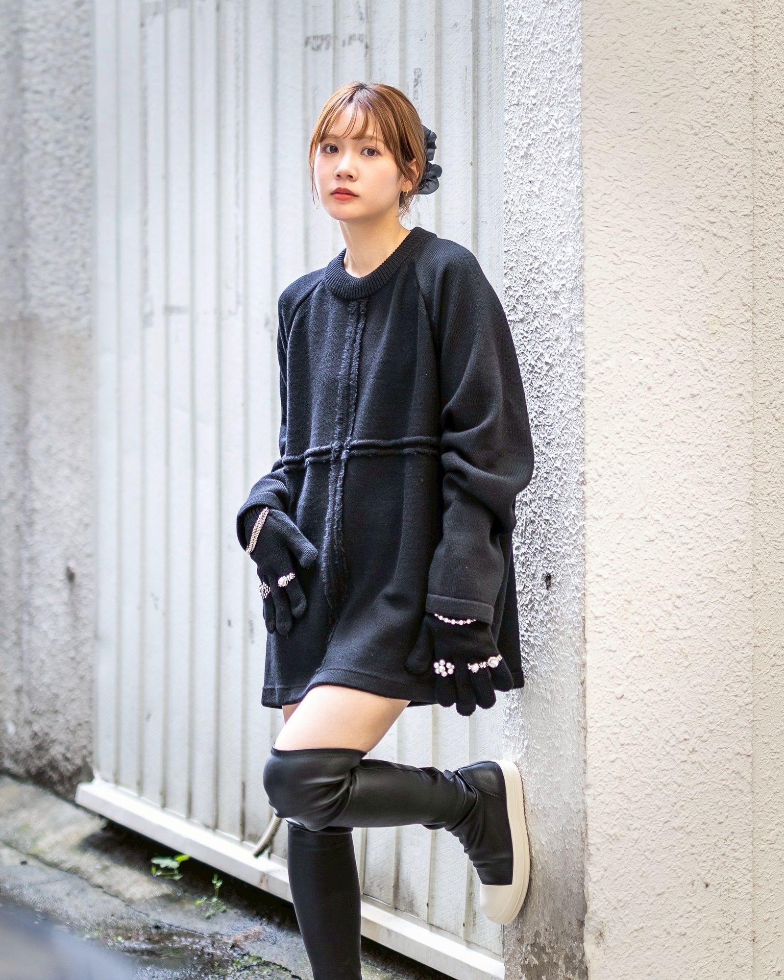 doublet ダブレット25AW KNIT GLOVES WITH RINGS (25AW88GV05) BLACK★9月13日(土)発売！