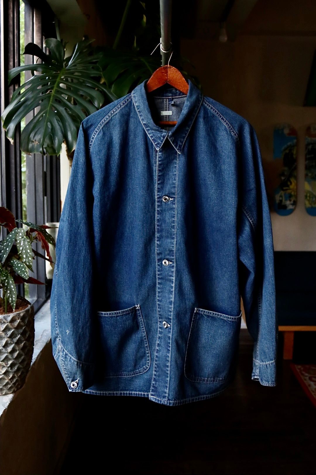 アプレッセ23AW Denim Coverall Jacket-