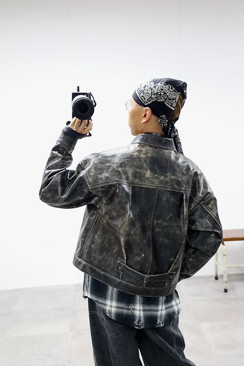 ©SAINT M×××××× セントマイケル 26SS BBJ_LEATHER JACKETスタイル