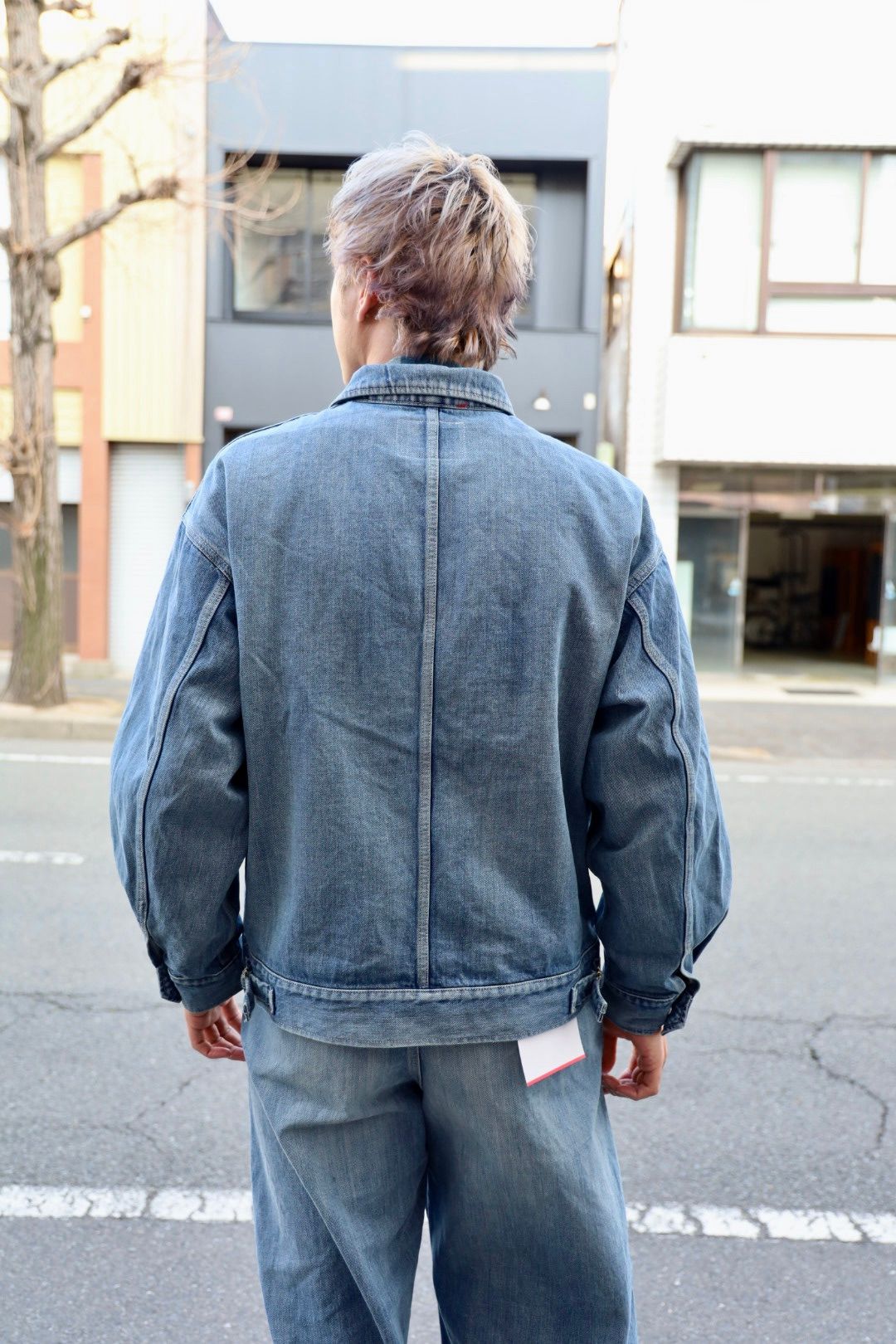 グラフペーパー Selvage Denim Zip Jacket(GU261-20056LB) INDIGO_LIGHT FADE★1月24日(土)発売！