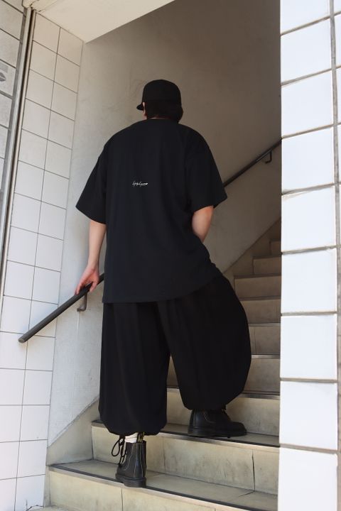 Yohji Yamamoto×New Era CROW PRINT OVERSIZED PERFORMANCE S/S TEE style.2022.4.12.