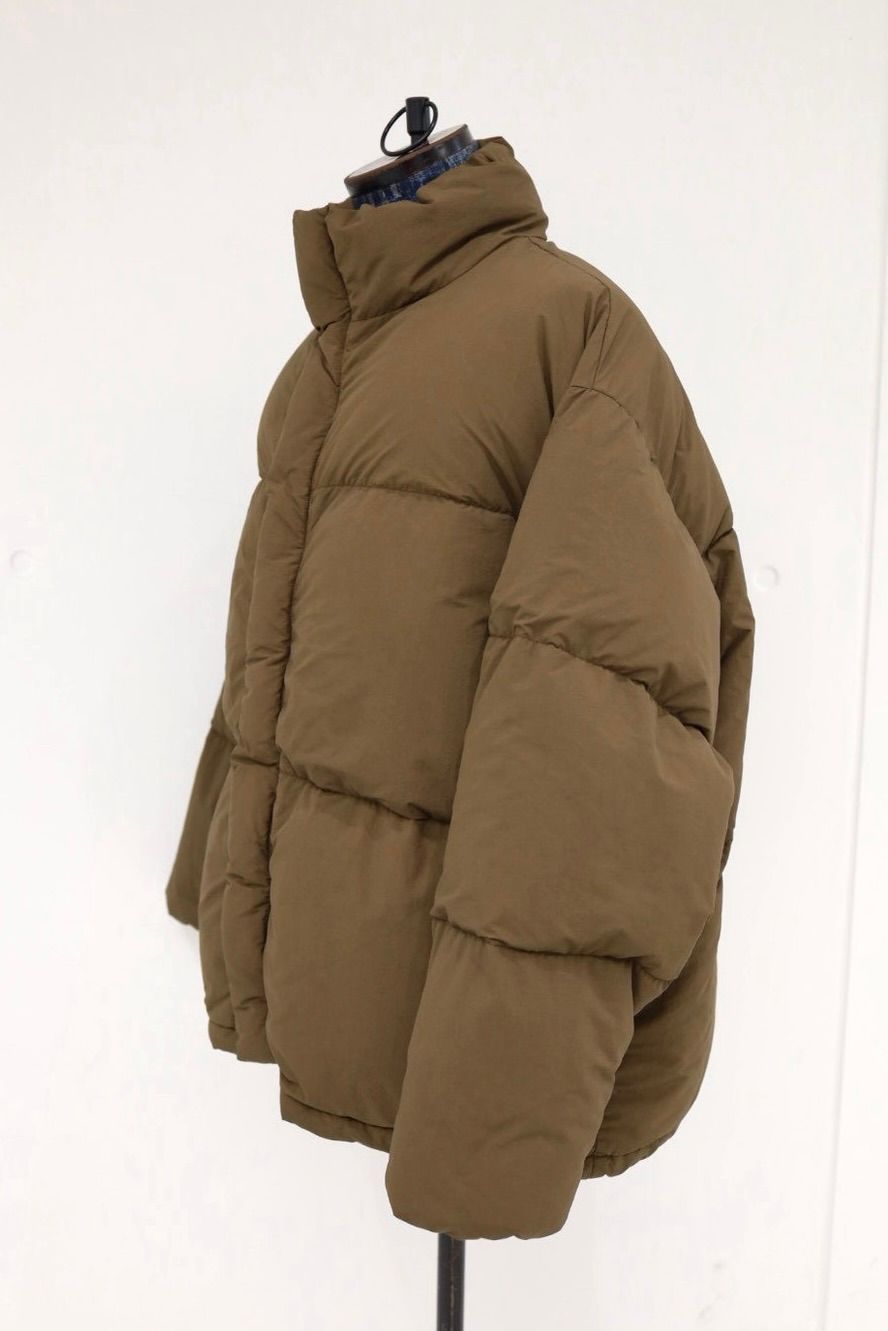 グラフペーパー Garment Dyed Down Jacket(GM263-30290)BROWN☆10月3日(土)発売！