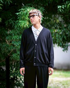 アプレッセ 2026 STYLE2 Wool Cotton High Gauge Cardigan(26AAP-03-02)BLACK☆7月4日(土)新作発売！