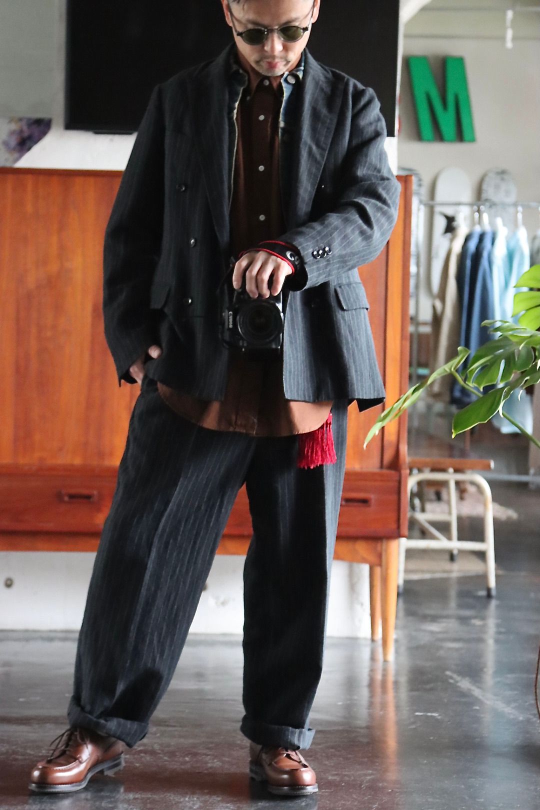 A.PRESSE BD Oxford Shirt(22SAP-02-05H)BROWN style