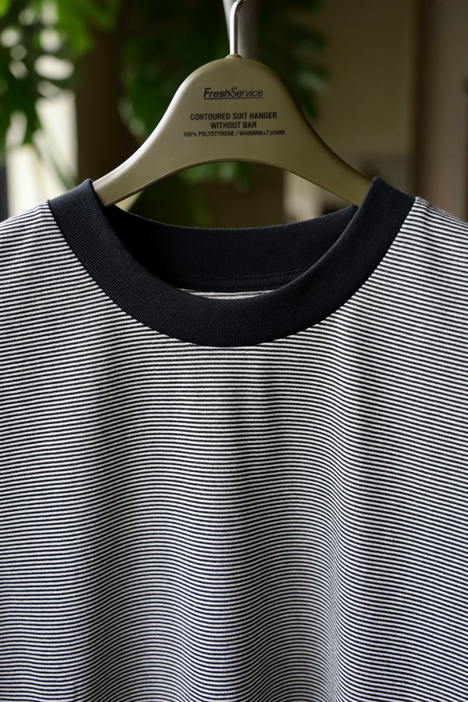 FreshService MICRO BORDER S/S TEE(WHITExBLACK)3月15日(土