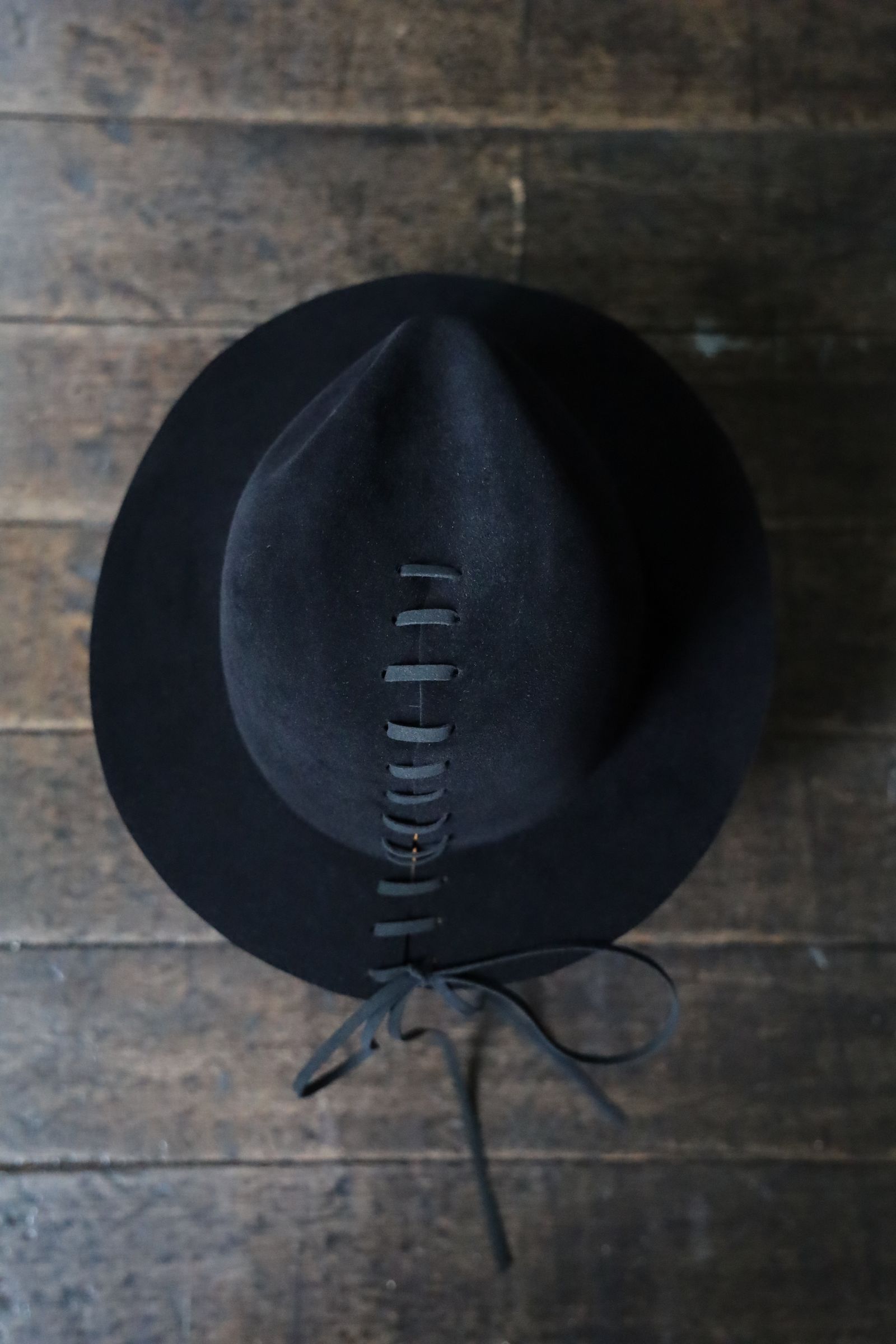 ヨウジヤマモト ハット LACE UP SOFT HAT(HO-H11-977)