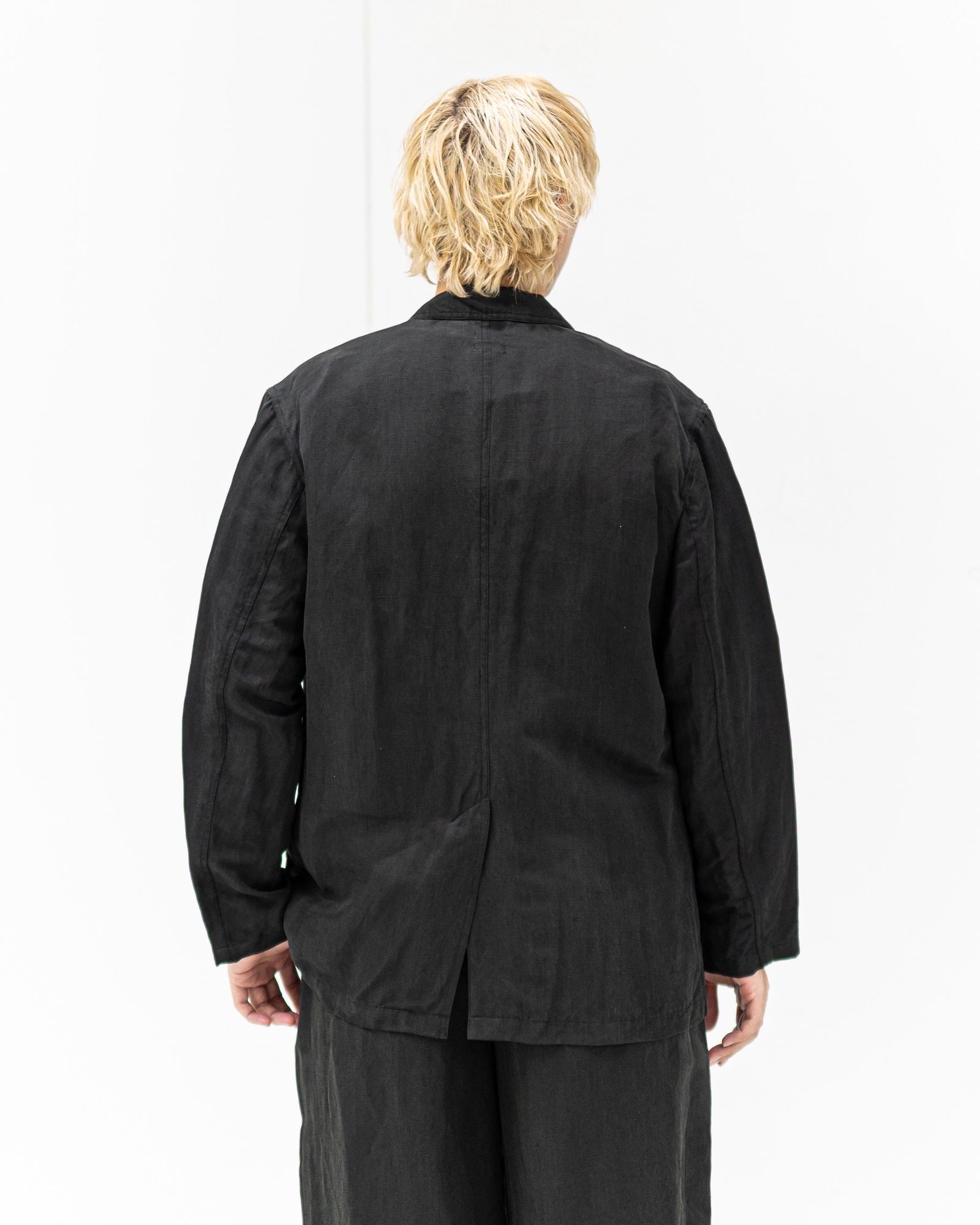 YOKE Linen Silk Kersey Double Breasted Blezer 新作発売！