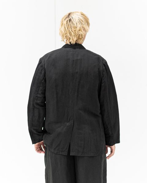 YOKE Linen Silk Kersey Double Breasted Blezer 新作発売！