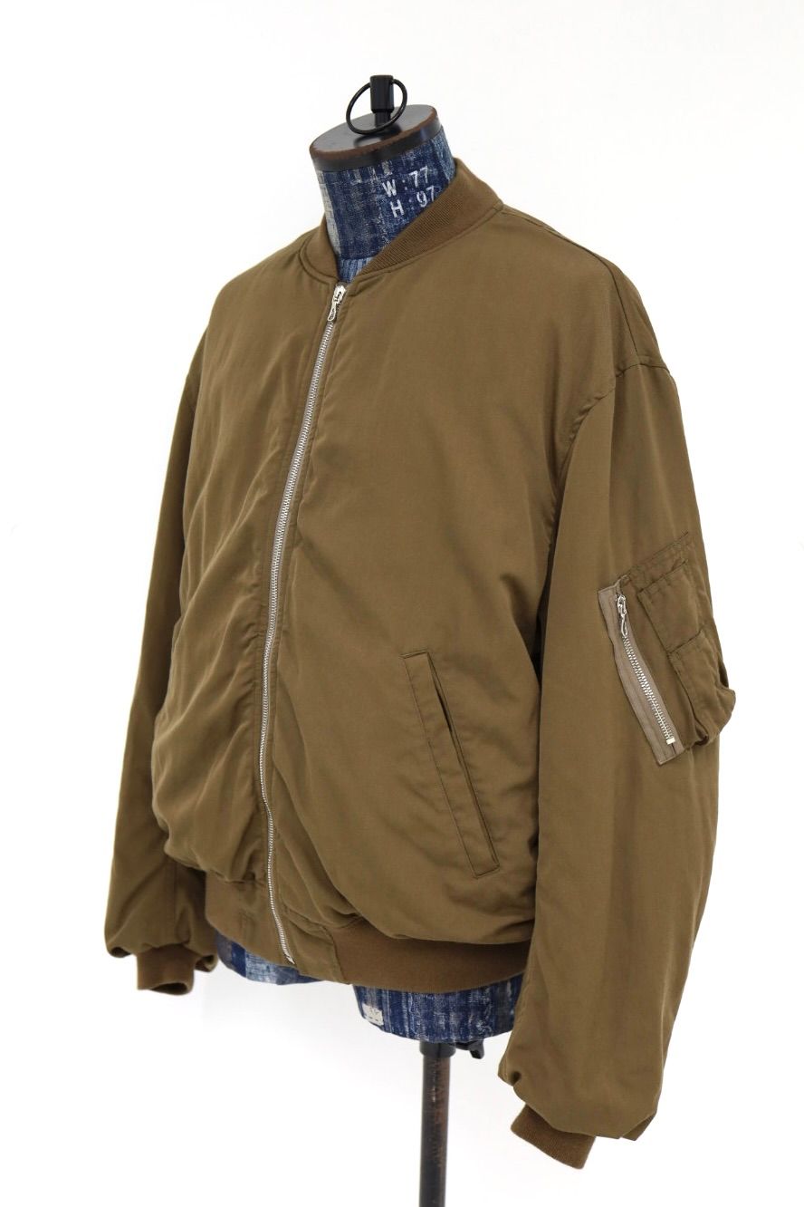 グラフペーパー Fulled Wool Twill Flight Jacket(GU263-30411)BROWN☆9月12日(土)発売！