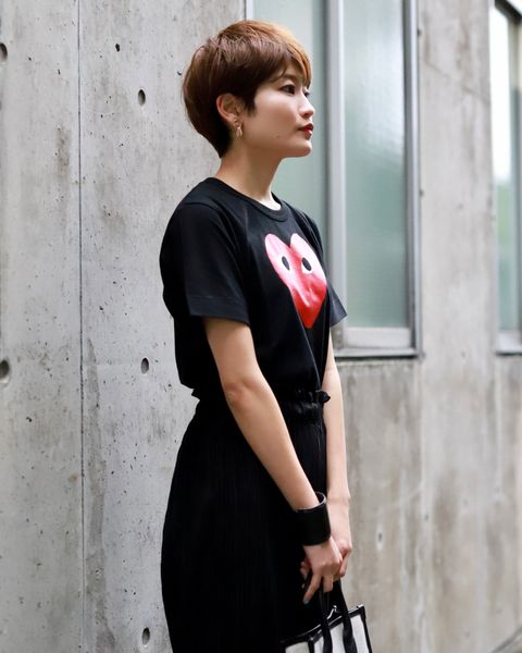 PLAY COMME des GARCONS RED HEART Tシャツstyle.2023.6.8