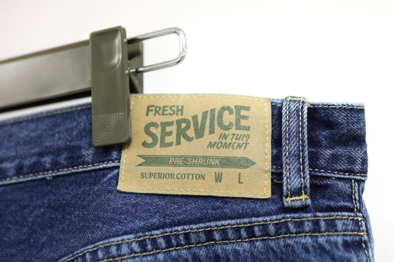 フレッシュサービス CORPORATE DENIM FIVE POCKET PANTS (FSC263-40156FB)DARK WASH☆7月25日(土)発売！