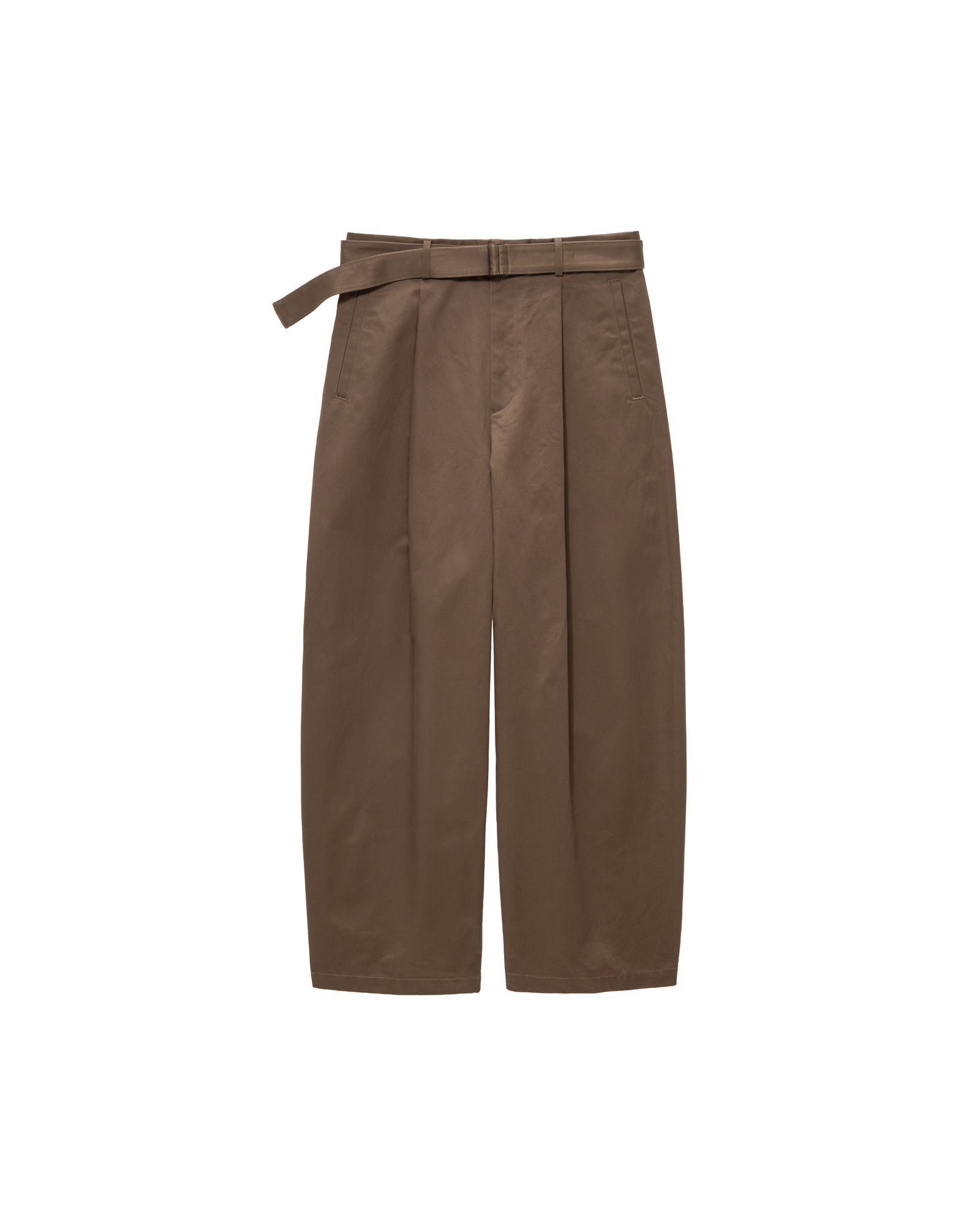 グラフペーパー Dry Westpoint Barrel-Fit Belted Pants(GM263-40381)BROWN☆8月29日(土)発売！