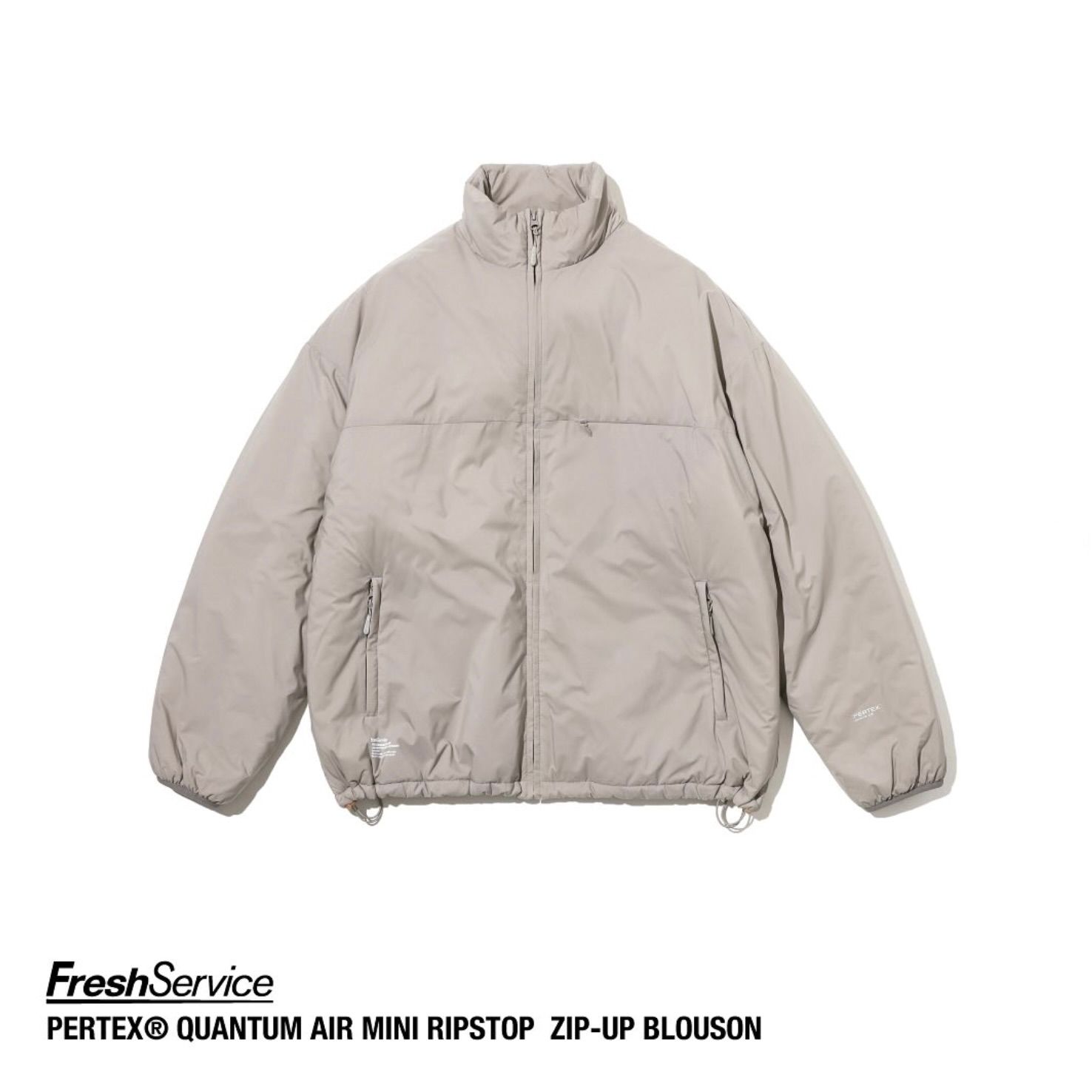 フレッシュサービス PERTEX® QUANTUM AIR MINI RIPSTOP ZIP-UP BLOUSON(FSC253-30195)BEIGE★10月18日(土)発売！