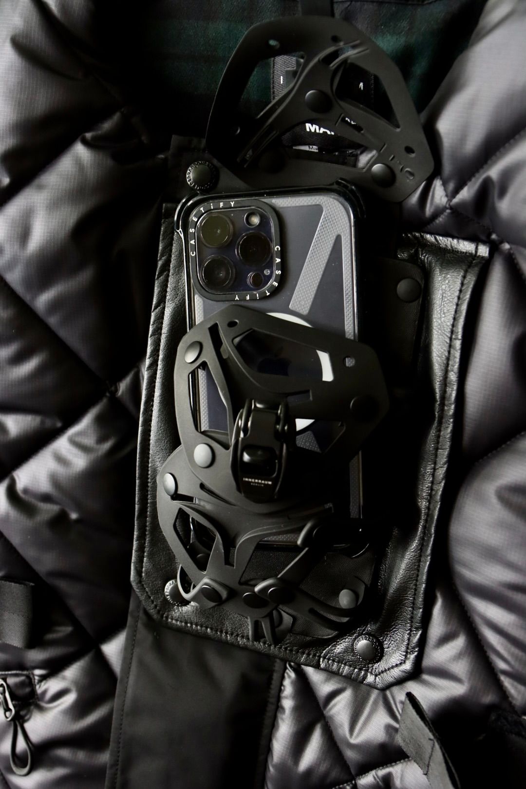 ジュンヤワタナベマン23AW Innerraumインナーラムリップストップ中綿ベスト①(WL-V001-051)