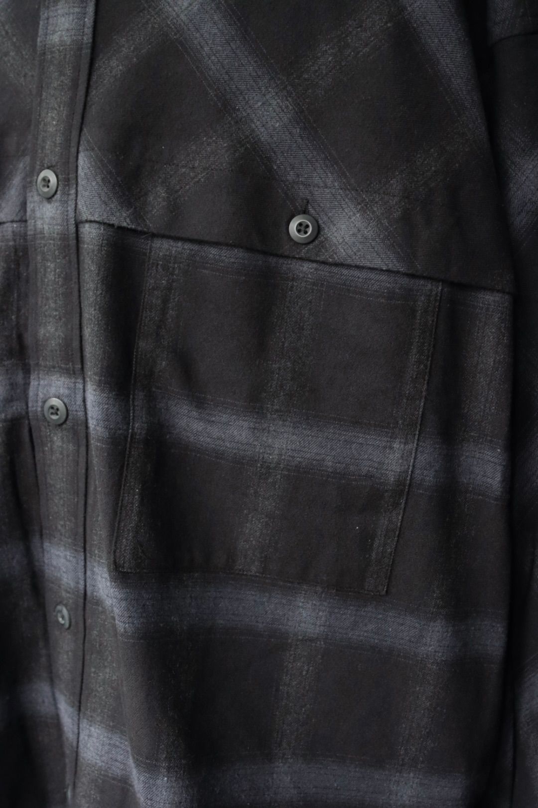 フレッシュサービス FLANNEL CHECK OVER YOKE SHIRT (FSC253-50129)BLACK★10月4日(土)発売！