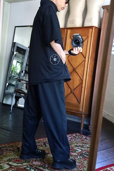 FreshService フレッシュサービス 26SS 空調服®︎ × FreshService "AIR COOLING VEST_Ver.2.0"BLACKスタイル