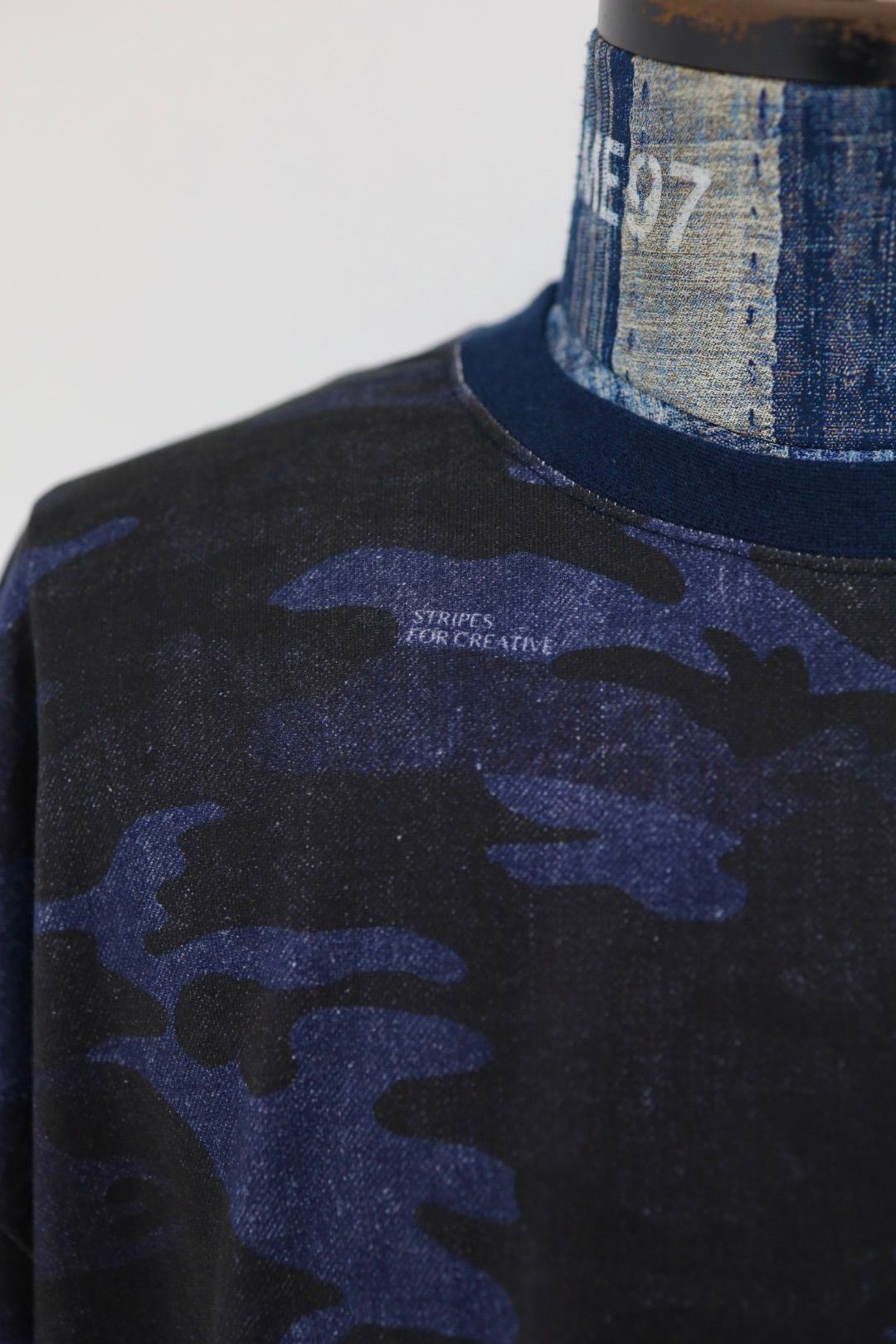 S.F.C 26SS エスエフシー SUPER BIG OG CAMO SS TEE(SFCSS26CS08)Navy Camo