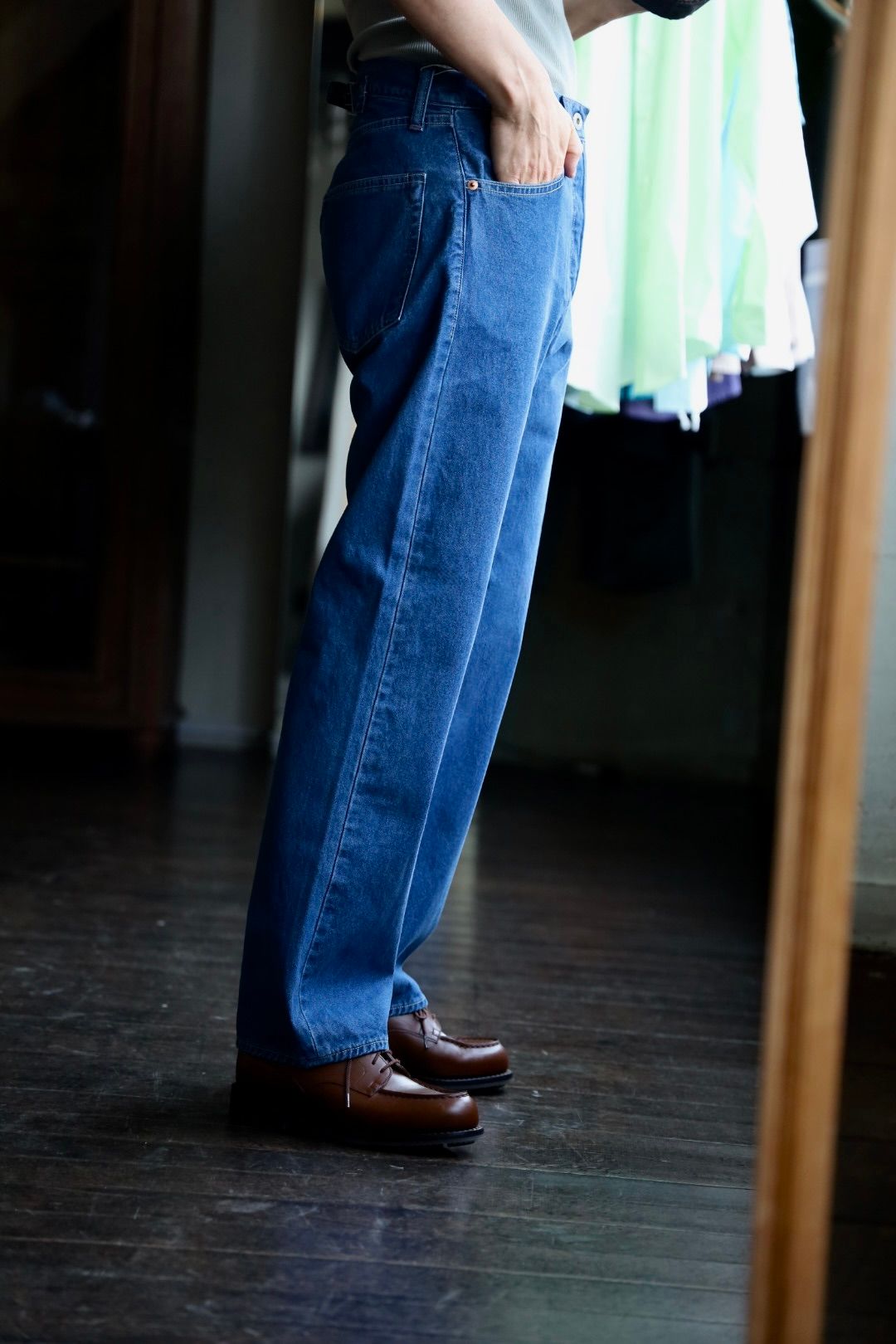 ファウンダ 25SS DENIM PANTS(015FD251008)ONE WASH