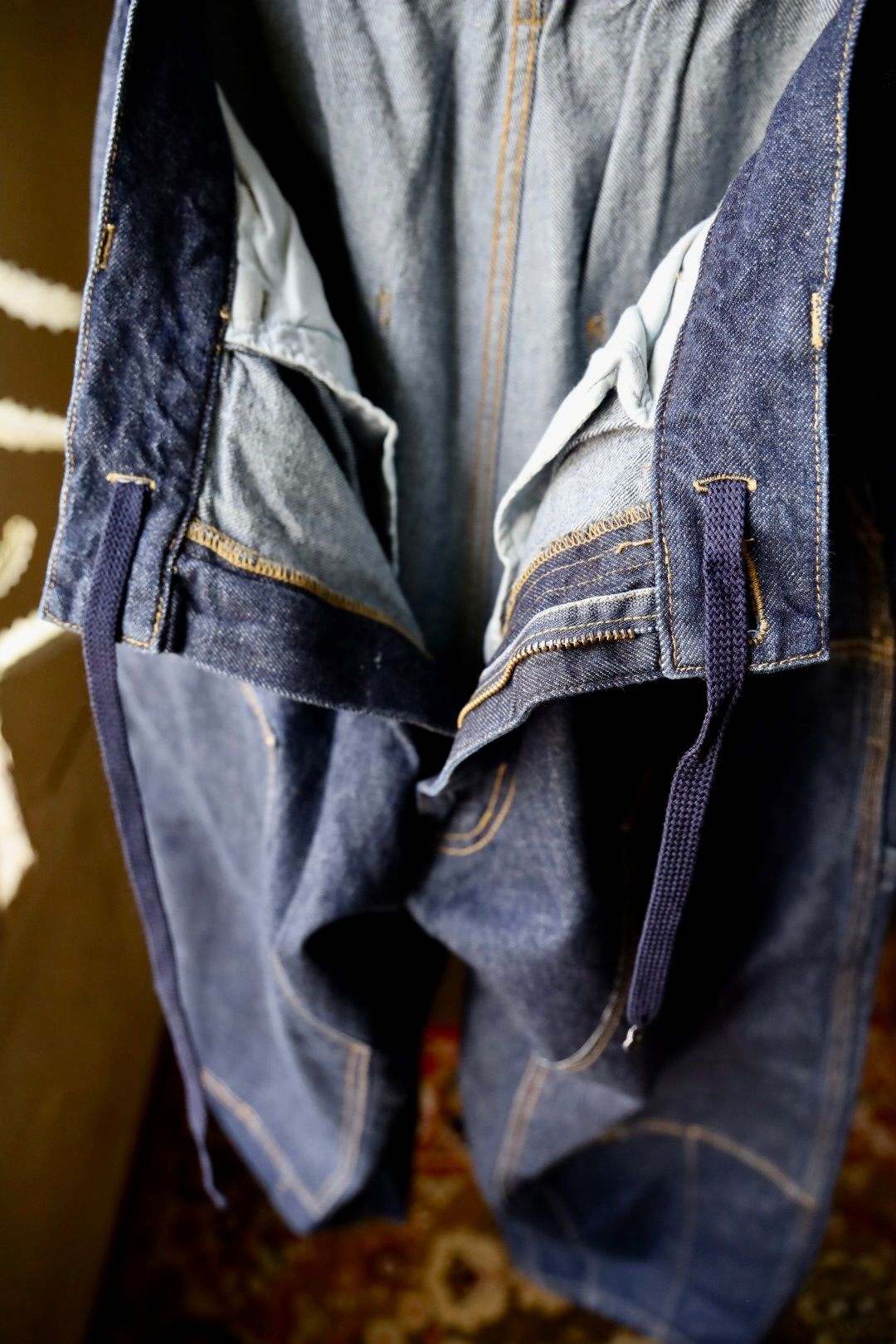 イズネス 26SS Double-Knee Balloon Painter Pants (26SS_12_1008SSBALOONPT01)INDIGO☆新作発売！