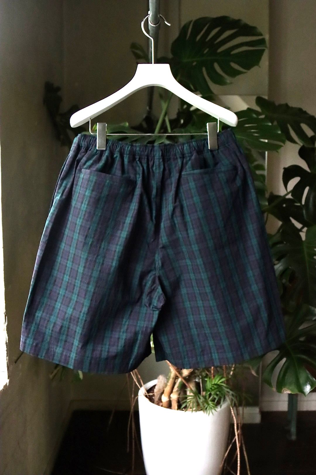 イズネス22SS AMPHIBIOUS SHORTS(31SSSH02)BLACK WATCH