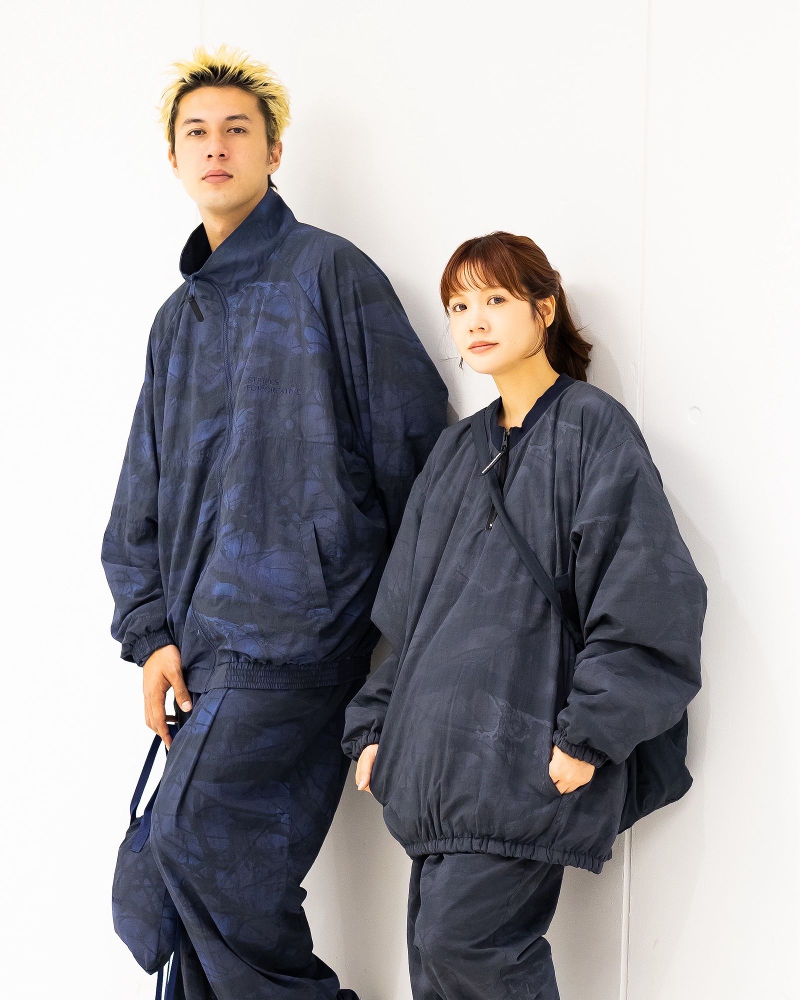 S.F.C 25FW エスエフシー WIDE TAPERED EASY PANTS (REAL TREE CAMO)  (SFCFW25P03)Black Tree Camo