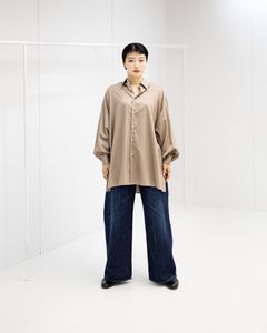 Graphpaper Silicon Poplin Deep Slit Regular Collar Shirt STYLE 2026.03.26